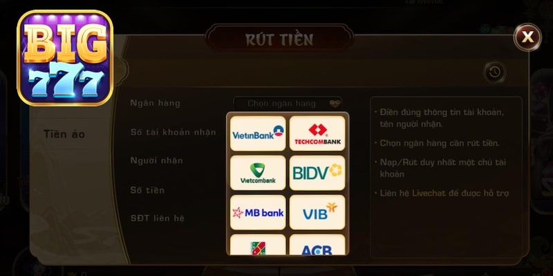 3 hỏi đáp thường gặp về giao dịch tại Big777 